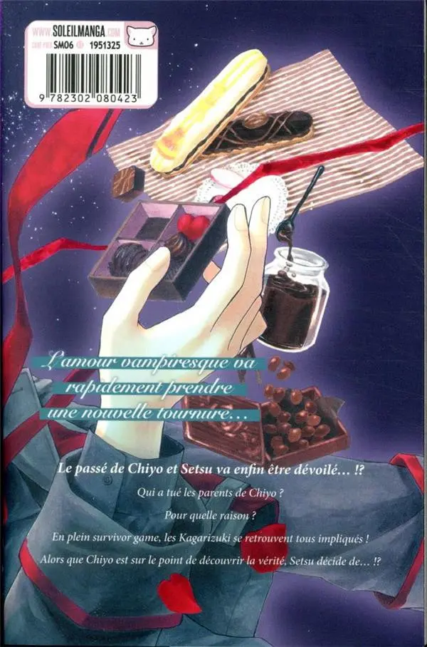 Verso de l'album Chocolate Vampire 3