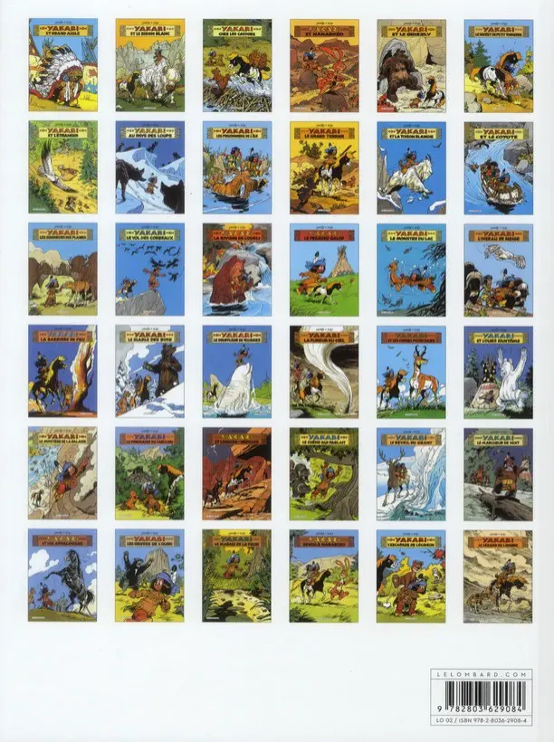Verso de l'album Yakari Tome 28 Le chêne qui parlait