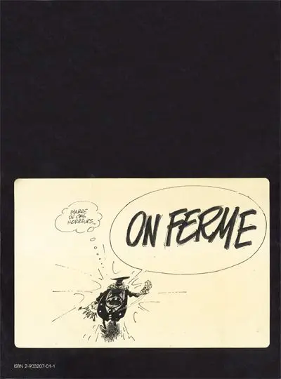 Verso de l'album Cauchemarrant
