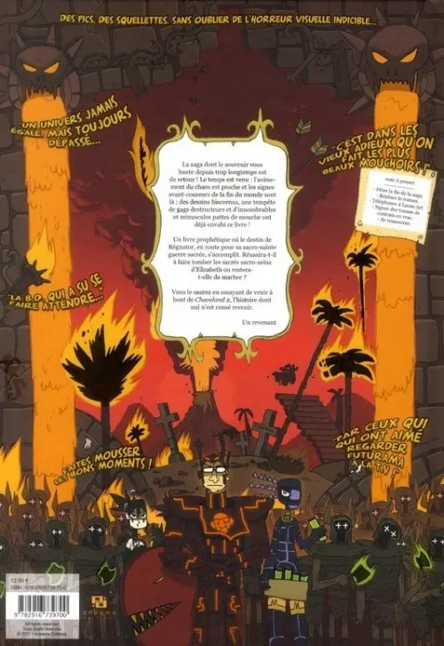 Verso de l'album Chaosland Tome 2 Brolome