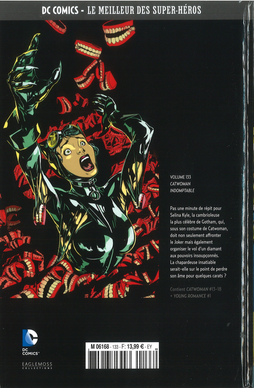 Verso de l'album DC Comics - Le Meilleur des Super-Héros Volume 133 Catwoman - Indomptable