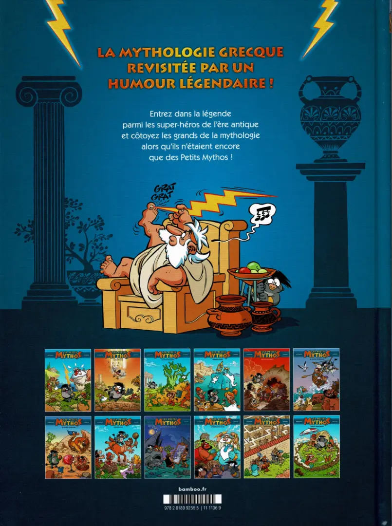Verso de l'album Les Petits Mythos Tome 6 Les dessous de l'odyssée