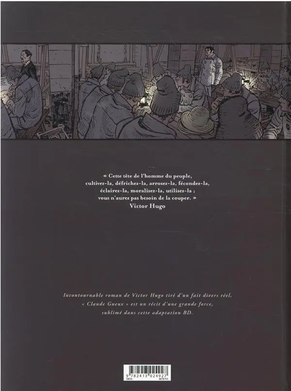 Verso de l'album Claude Gueux