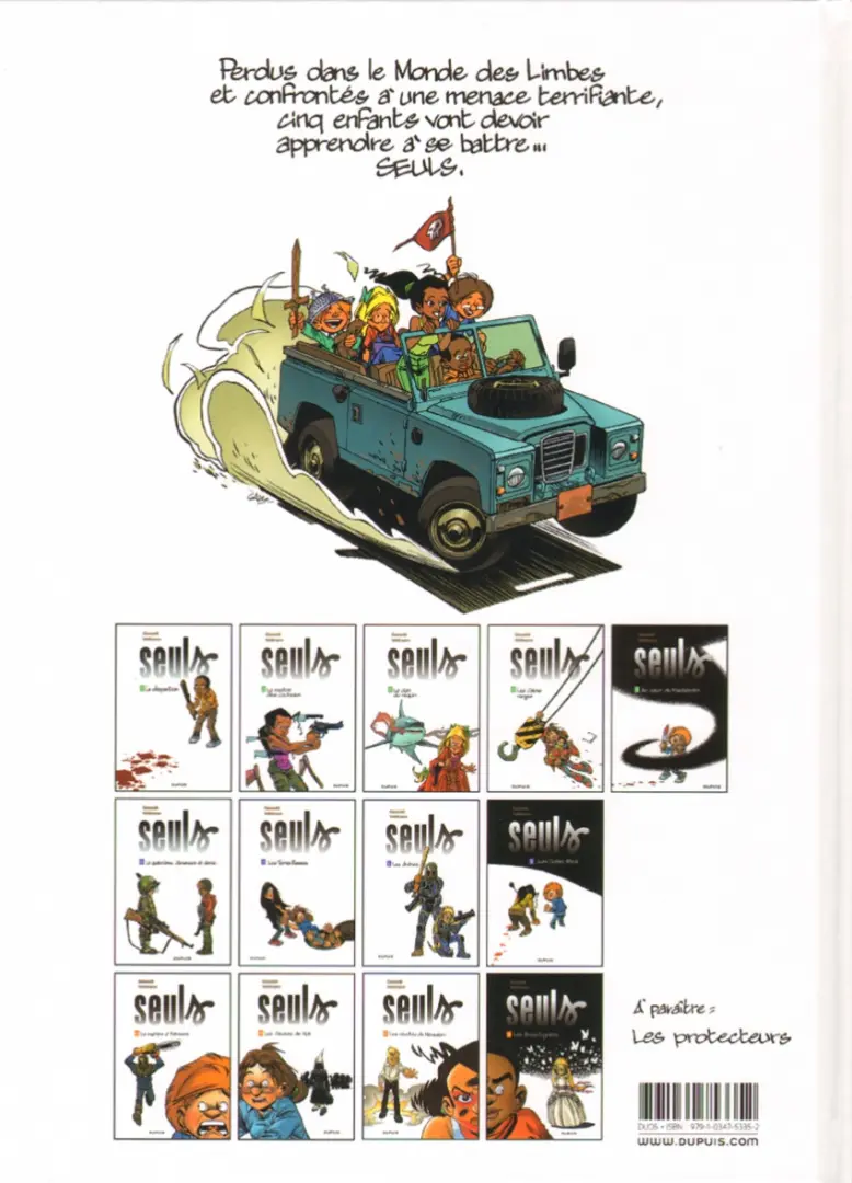 Verso de l'album Seuls Tome 13 Les âmes tigrées