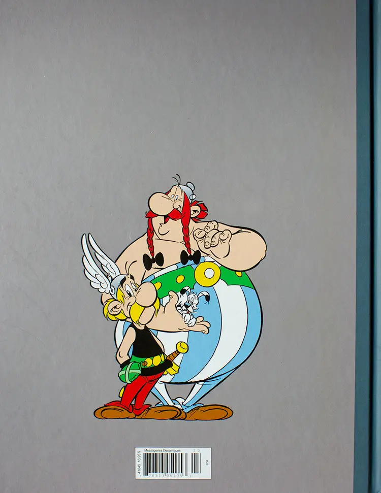 Verso de l'album Astérix La collection officielle Tome 21 Le cadeau de César