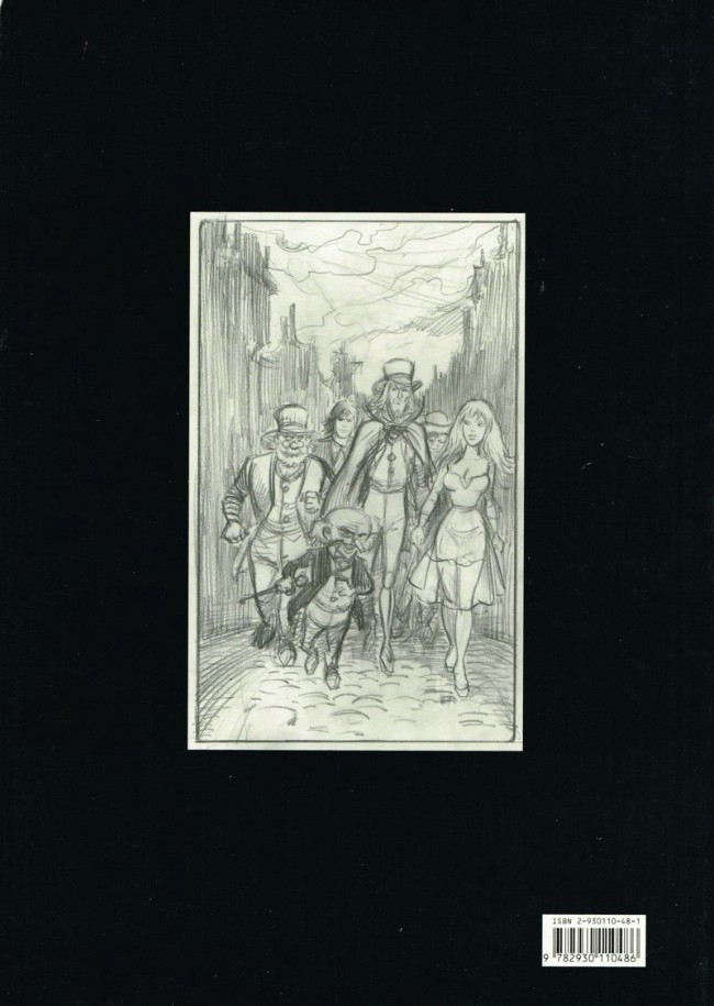 Verso de l'album Les Chevaliers du Pavé