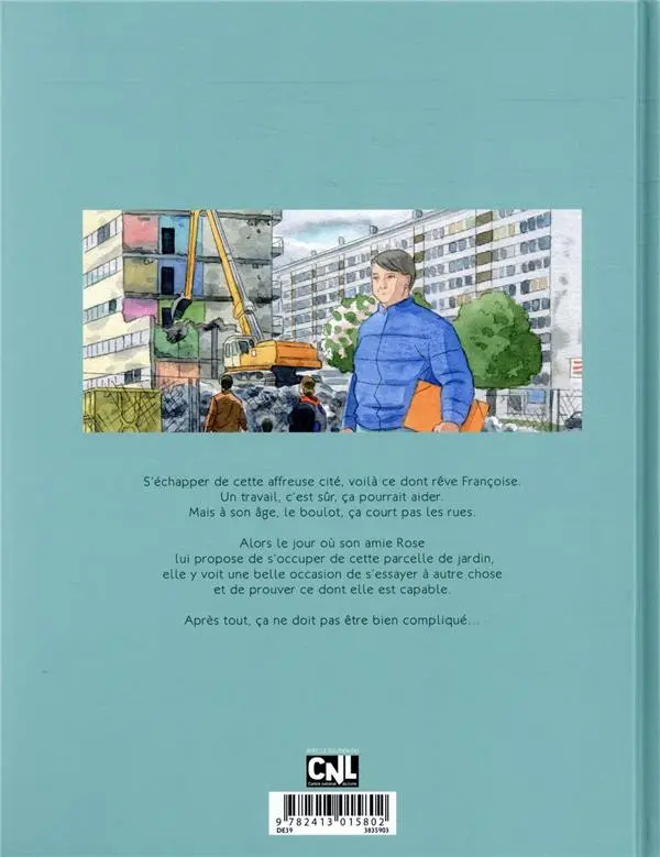 Verso de l'album Le jardin de Rose