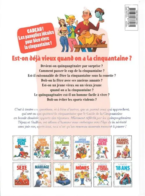 Verso de l'album Le Guide Tome 12 Le guide de la cinquantaine