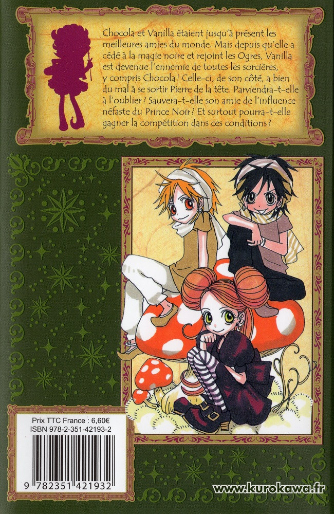 Verso de l'album Chocola & Vanilla - Sugar Sugar Rune 4