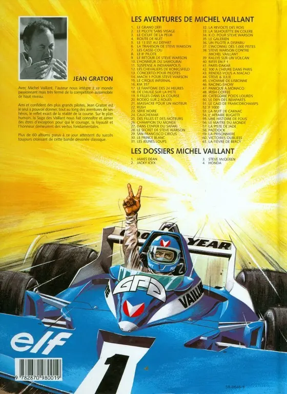 Verso de l'album Michel Vaillant Tome 43 Rendez-vous à Macao