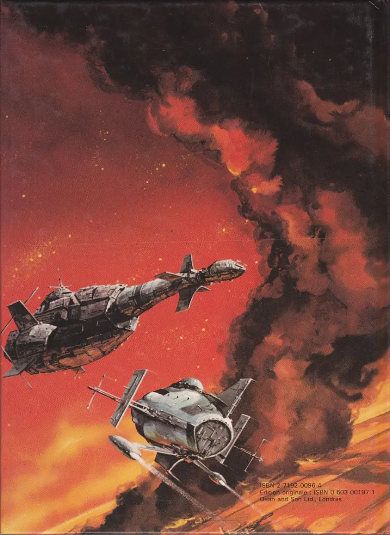 Verso de l'album Stewart Cowley Les guerriers de l'espace