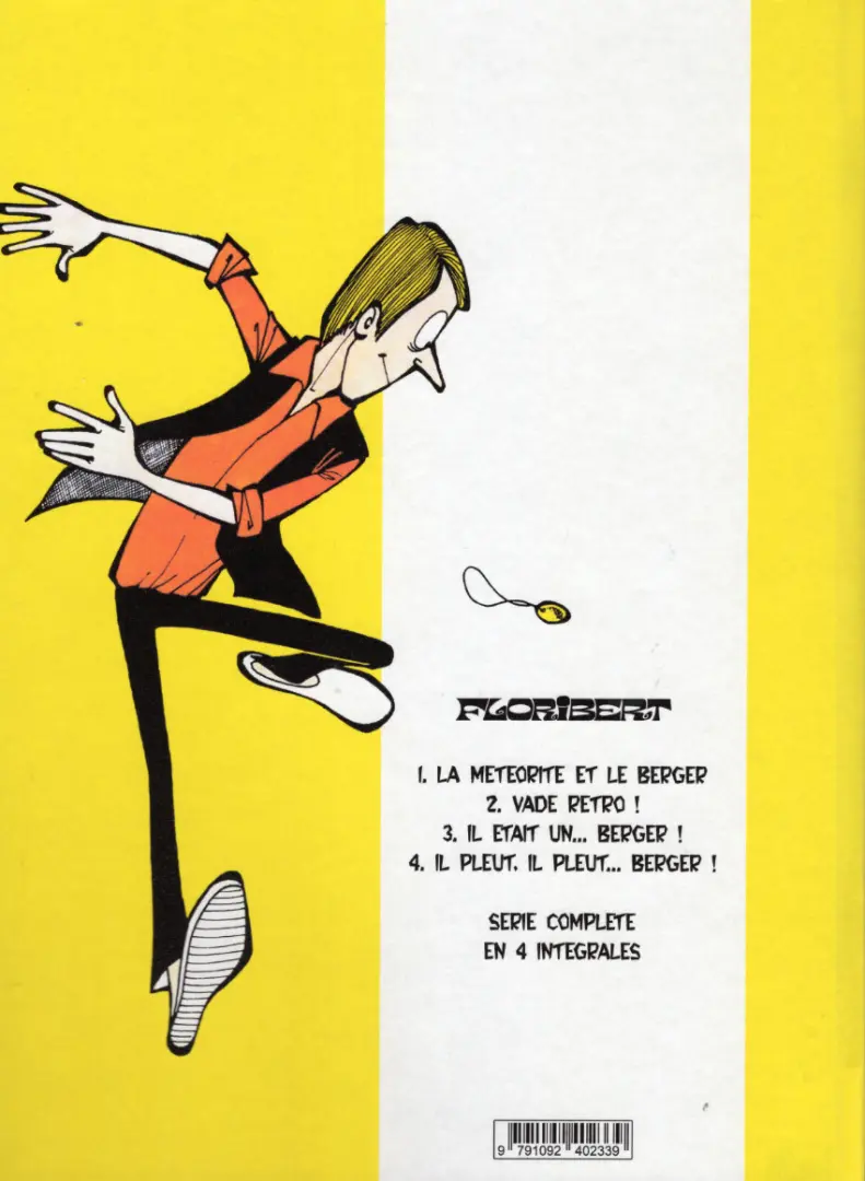 Verso de l'album Floribert Tome 3 il était... un berger !