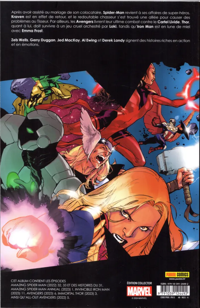 Verso de l'album Marvel Comics (II) 5