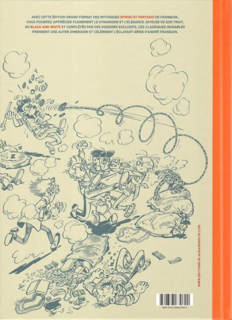Verso de l'album Spirou et Fantasio Tome 10 Les pirates du silence