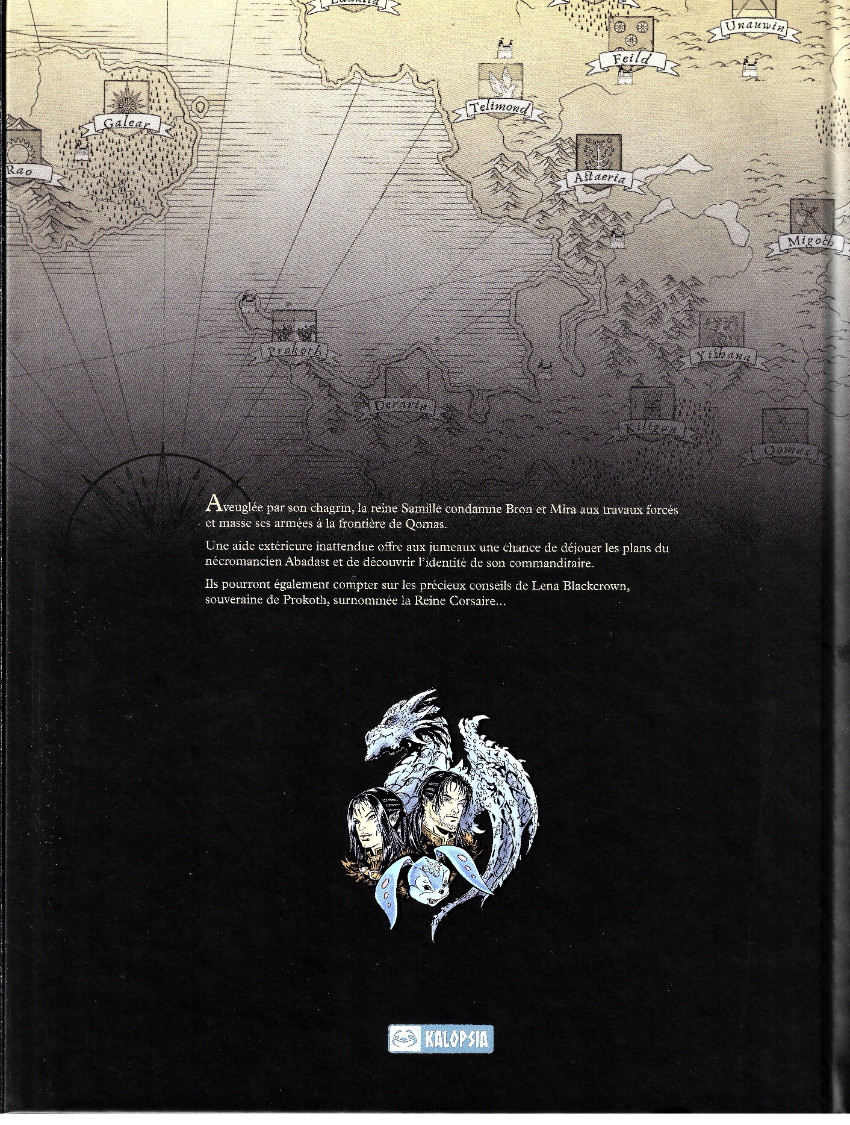 Verso de l'album Seeds of Wars 2 La Reine Corsaire