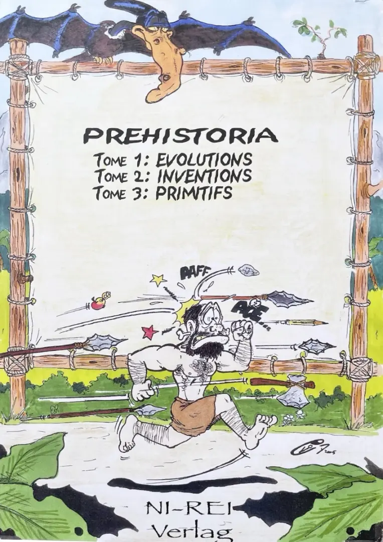 Verso de l'album Prehistoria Tome 3 Primitifs