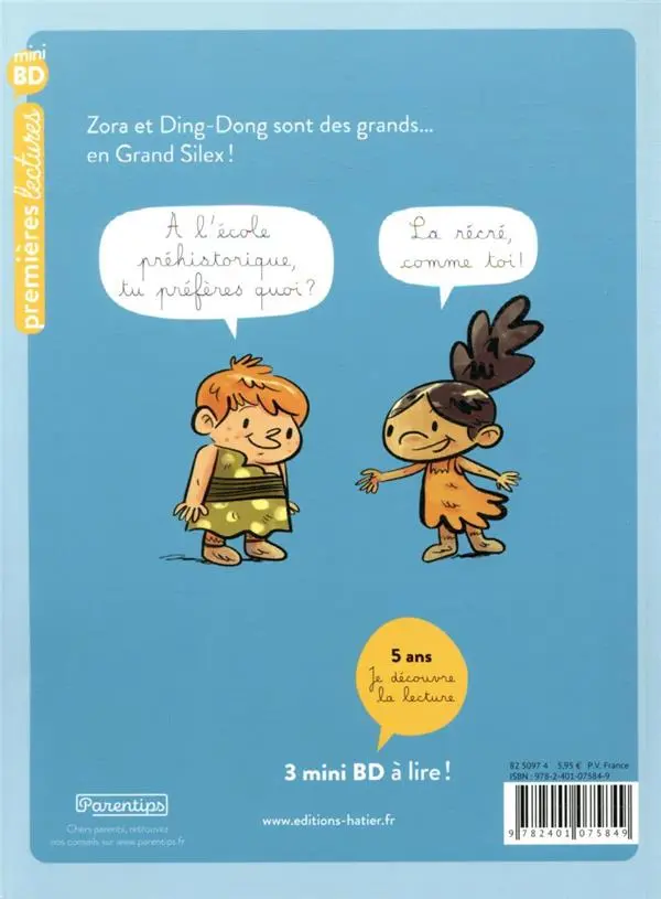 Verso de l'album Bienvenue en Grand Silex 1 Vive la récré !