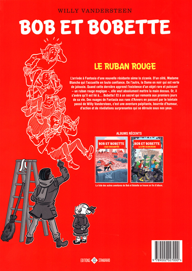 Verso de l'album Bob et Bobette Tome 384 Le ruban rouge