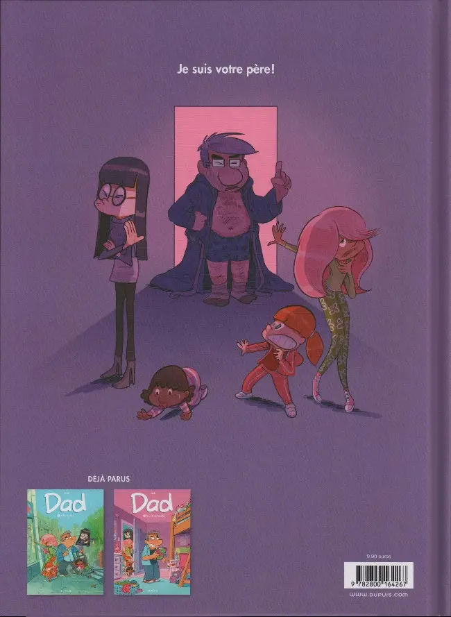 Verso de l'album Dad Tome 2 Secrets de famille