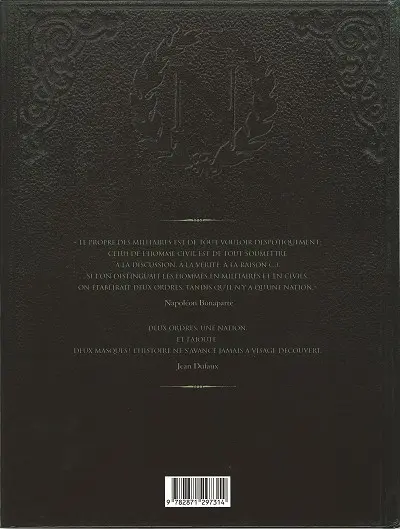 Verso de l'album Double masque Tome 2 La fourmi