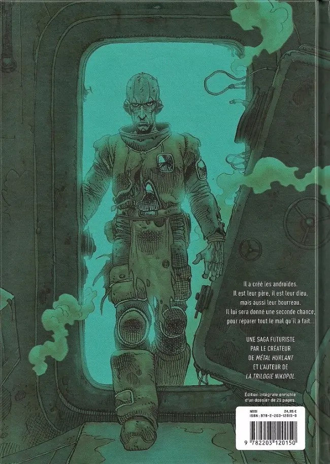 Verso de l'album Exterminateur 17