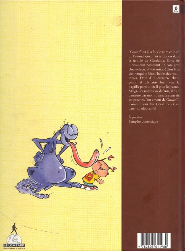 Verso de l'album Le Gowap Tome 1 Un amour de Gowap