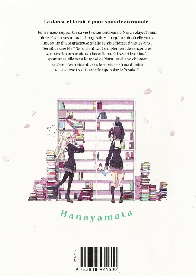 Verso de l'album Hanayamata 1
