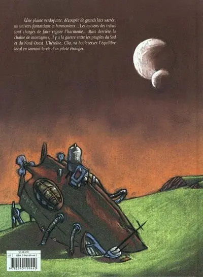 Verso de l'album Les Icariades Tome 1