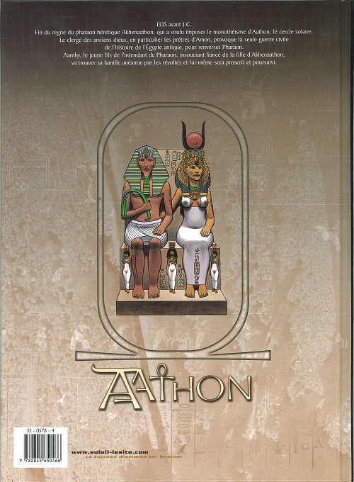 Verso de l'album Aathon Tome 1 La fin d'un monde