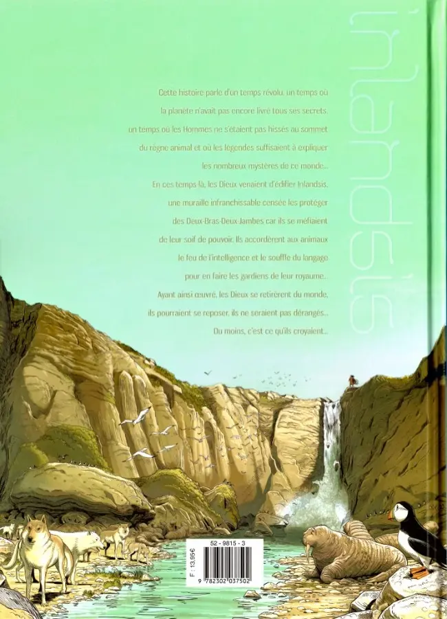 Verso de l'album Inlandsis 3/3 Le Leg des vrais Hommes