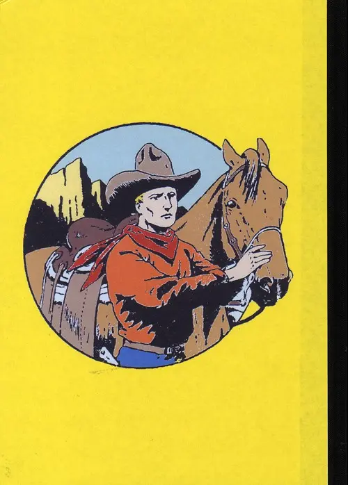 Verso de l'album Jack Carter Chevalier du Texas