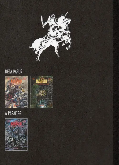Verso de l'album Kabur Tome 3 Moloch - Le Dieu-démon