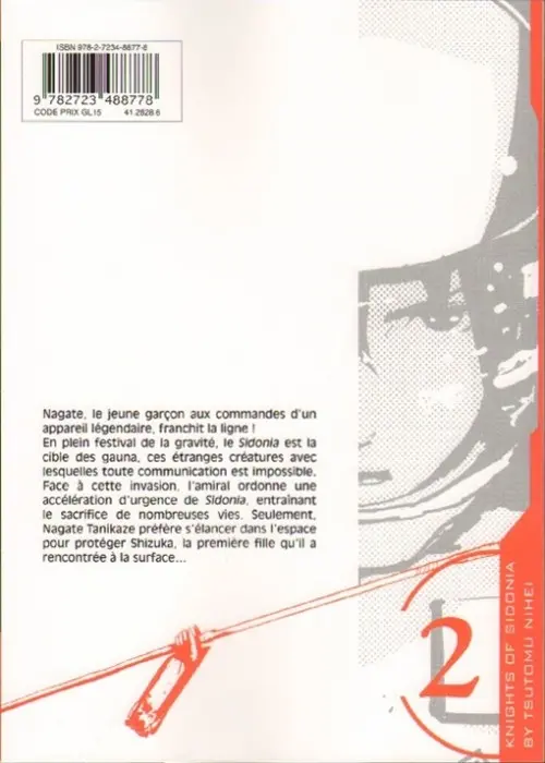 Verso de l'album Knights of Sidonia 2