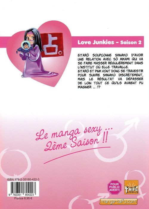 Verso de l'album Love junkies Saison 2 Tome 6