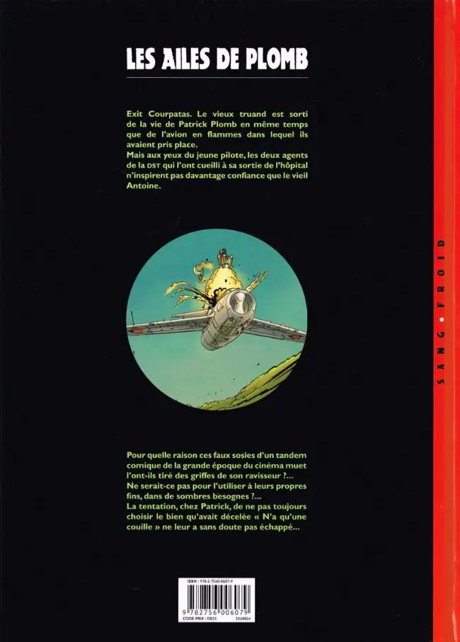 Verso de l'album Les Ailes de Plomb Tome 5 Dog for Fresco