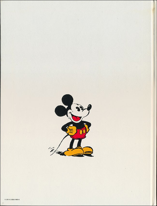 Verso de l'album L'Intégrale de Mickey Volume 1