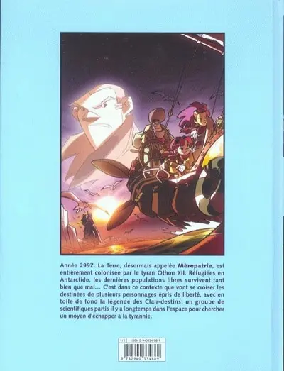 Verso de l'album Othon & Laiton Tome 1 Les bandits de l'Antarctide