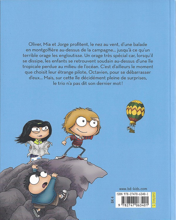 Verso de l'album Poptropica Tome 1 Le mystère de la carte magique