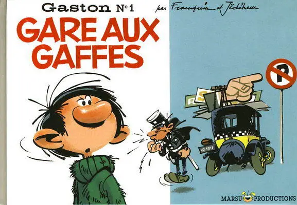 Couverture de l'album Gaston Tome 1 Gare aux gaffes