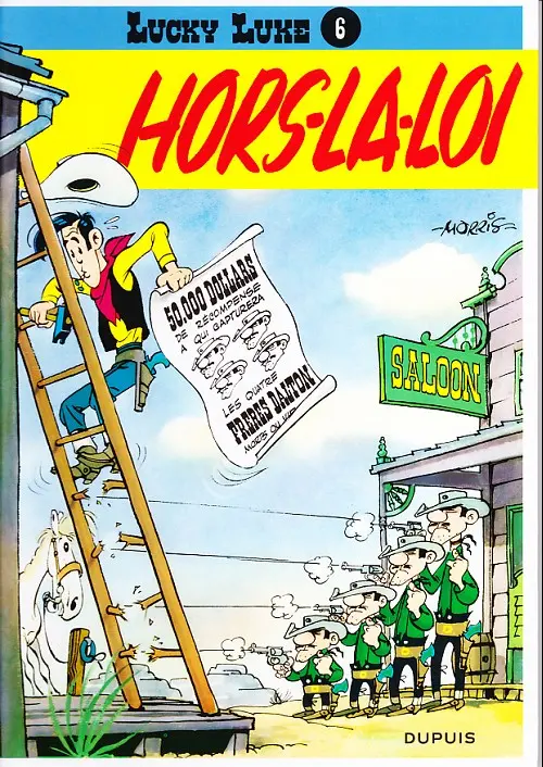 Couverture de l'album Lucky Luke Tome 6 Hors-la-loi