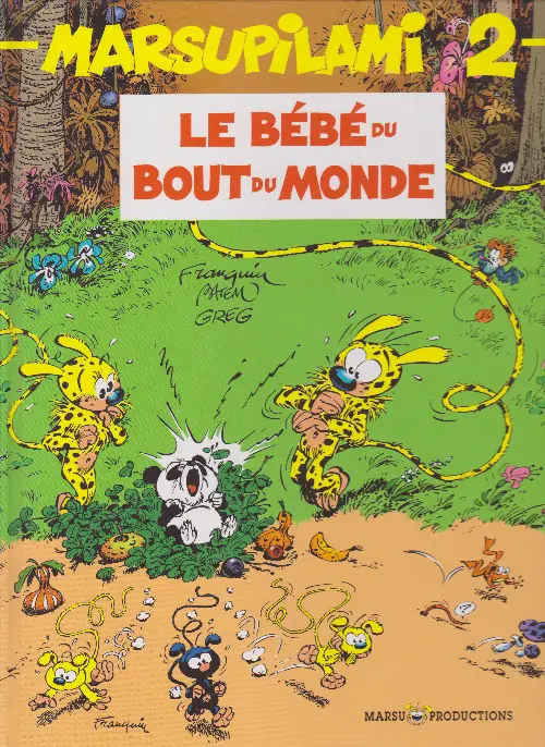 Couverture de l'album Marsupilami Tome 2 Le bébé du bout du monde