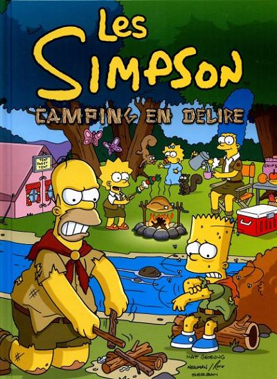 Couverture de l'album Les Simpson Tome 1 Camping en délire