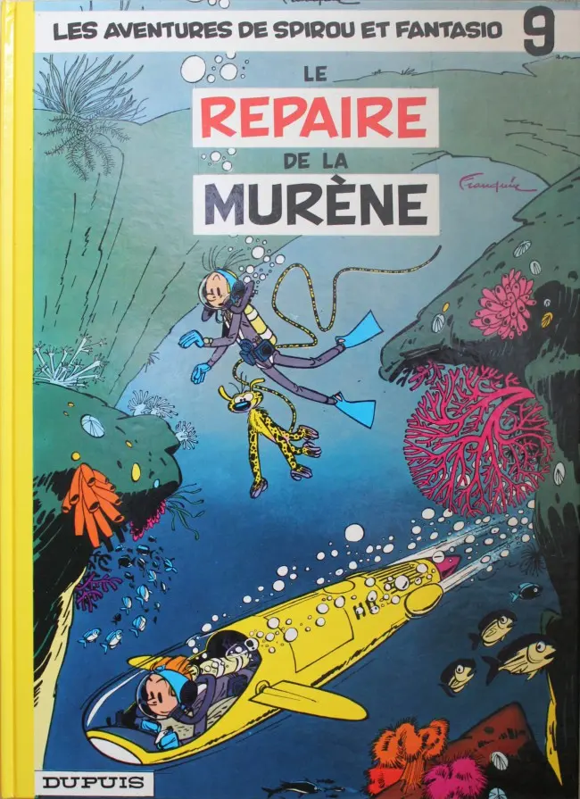 Couverture de l'album Spirou et Fantasio Tome 9 Le repaire de la murène