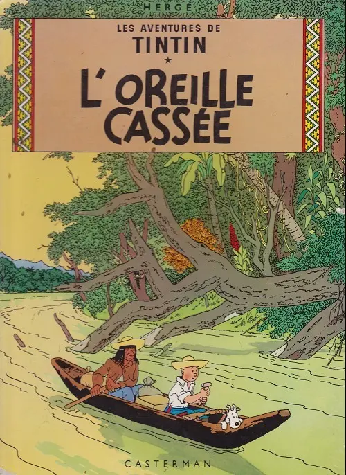Couverture de l'album Tintin Tome 6 L'oreille cassée