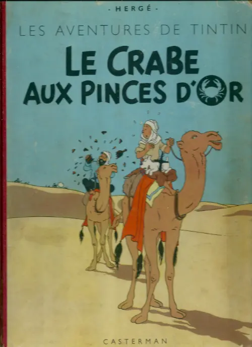 Couverture de l'album Tintin Tome 9 Le crabe aux pinces d'or