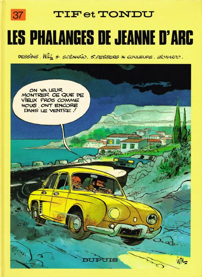 Couverture de l'album Tif et Tondu Tome 37 Les phalanges de Jeanne d'Arc