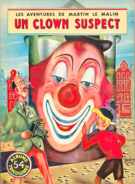 Couverture de l'album Martin le Malin Album Tricolore Tome 54 Un clown suspect