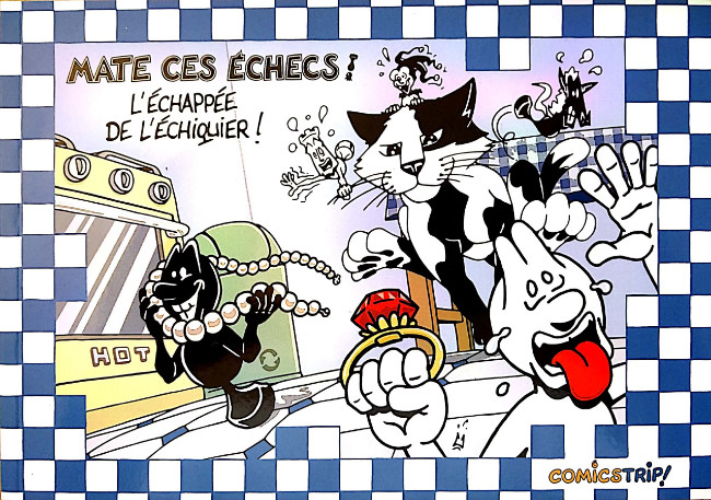 Couverture de l'album Mate ces Échecs ! Tome 2 L'échappée de l'échiquier !