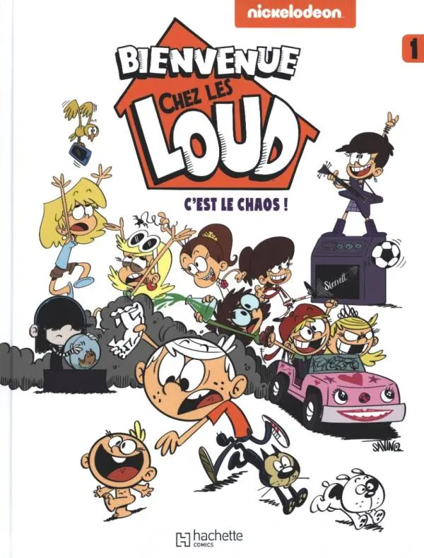 Couverture de l'album Bienvenue chez les Loud Tome 1 C'est le chaos !