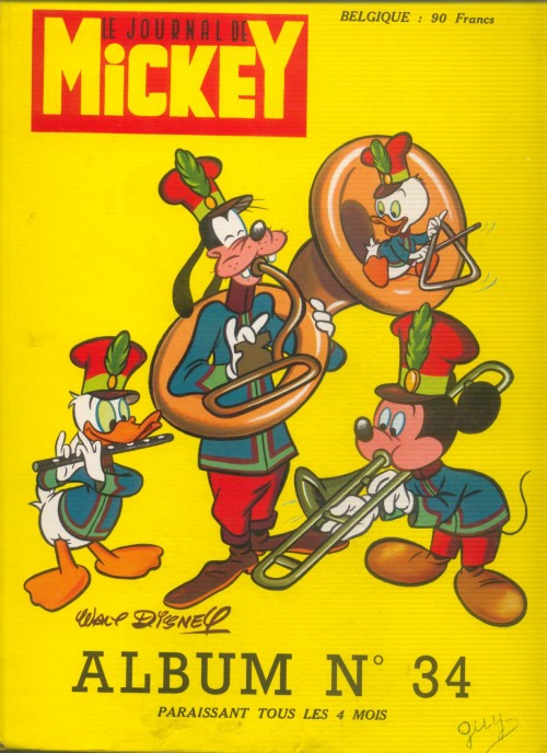 Couverture de l'album Le Journal de Mickey Album N° 34